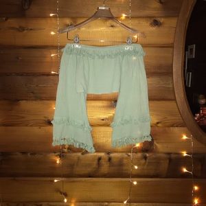 Green tassel skirt set ✨2/$45✨